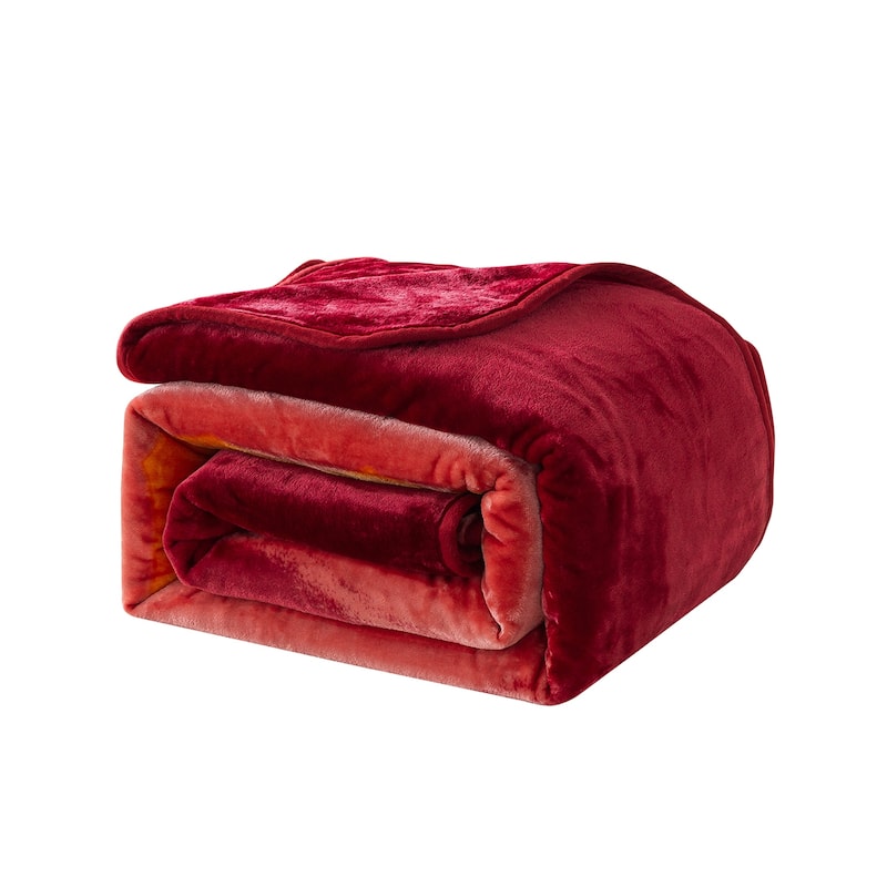 Printed Rachel Plush Blanket 75"x91"