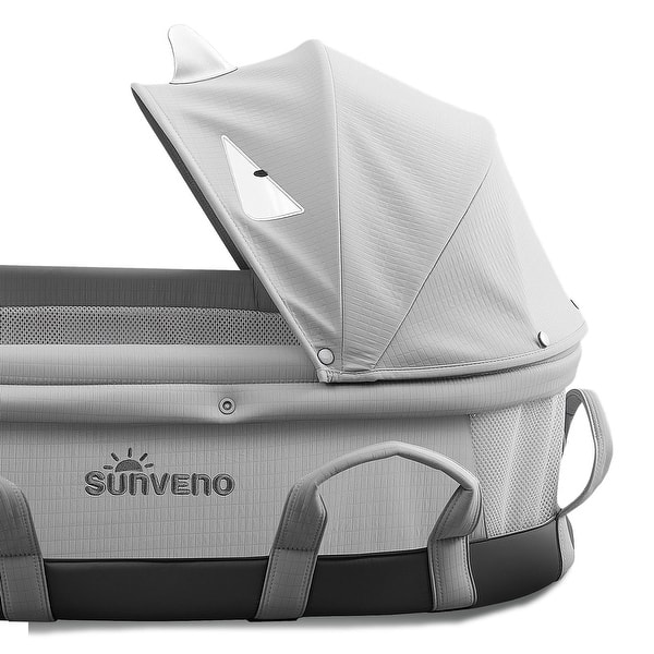 Sunveno Portable Bassinet with Canopy and Travel Handles  display picture 2