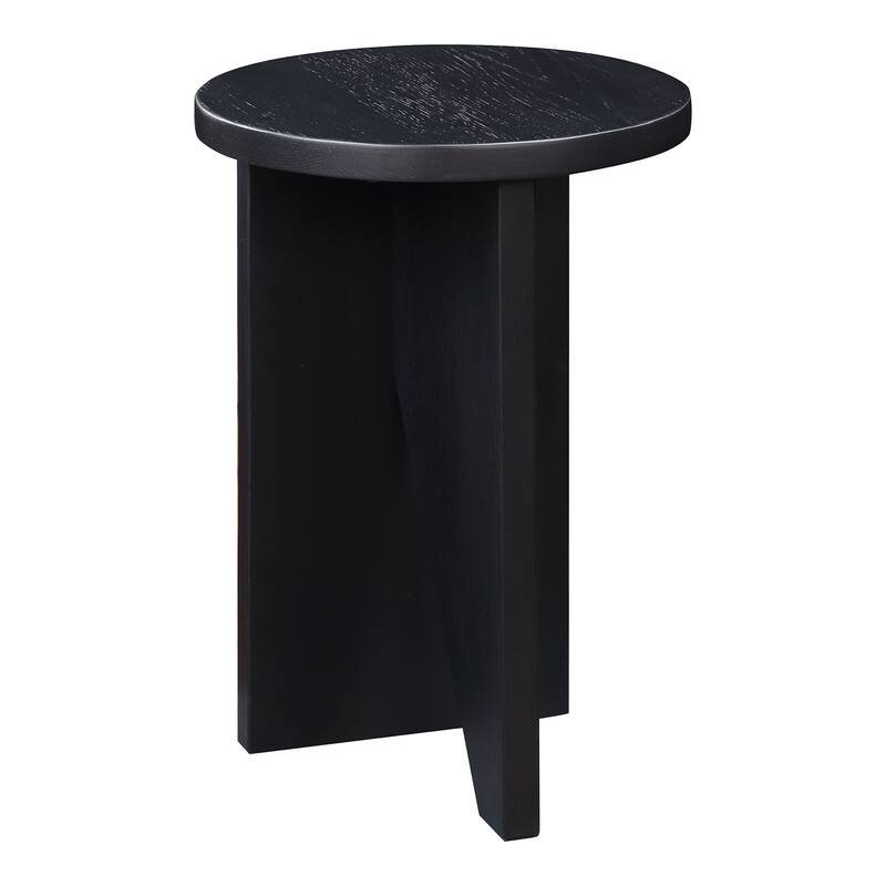 Aurelle Home Modern Geometric Round Accent Table