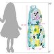 preview thumbnail 31 of 50, 2 Pieces 12 Inch 16 Inch Kids Luggage Set with Backpack and Suitcase for Travel - 18" x 12" x 8.5" (L x W x H)