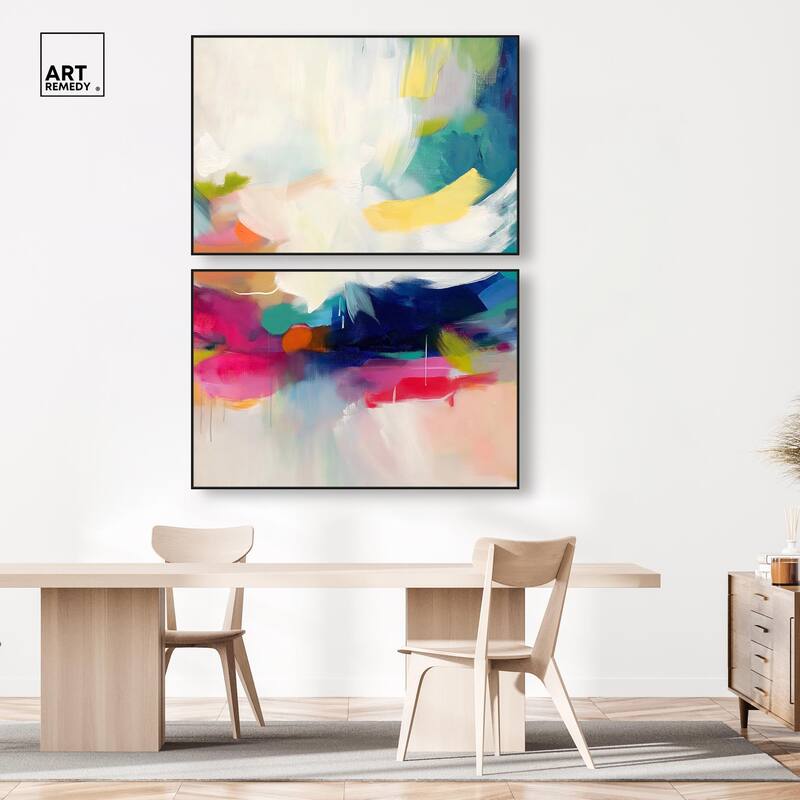 Riot of Color III Canvas Set of 2 by Art Remedy