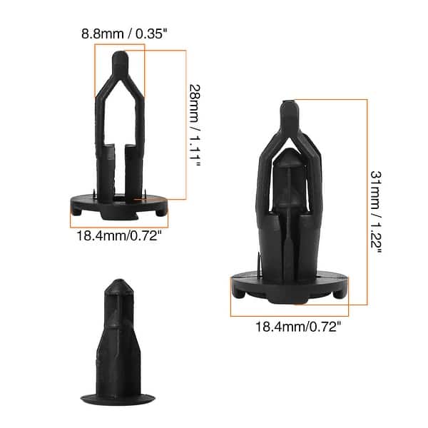 Push Type Fasteners Rivets Retainers Clips for Toyota Corolla Camry ...