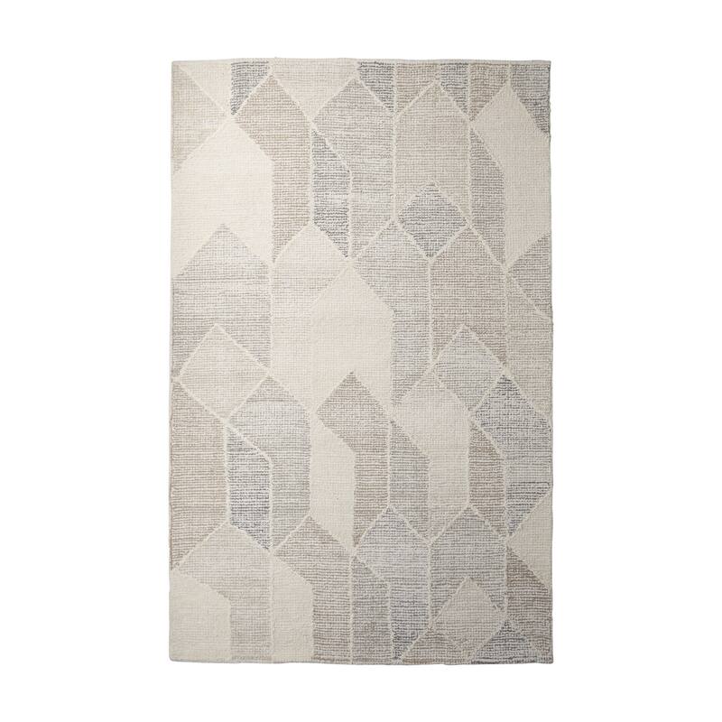 HomeRoots Geometric Modern Rectangle Area Rug - 144 in. x 108 in. x 0.98 in.