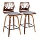 preview thumbnail 14 of 15, Carson Carrington Sala Mid-century Modern Counter Stools (Set of 2)