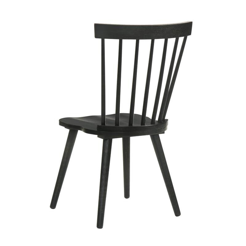 2 Pieces Set Dining Side Chair Rustic Modern Farmhouse Design Retro Design Easy to Assembly