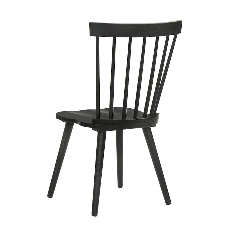 Wood Dining Chair Solid Chair Set of 2