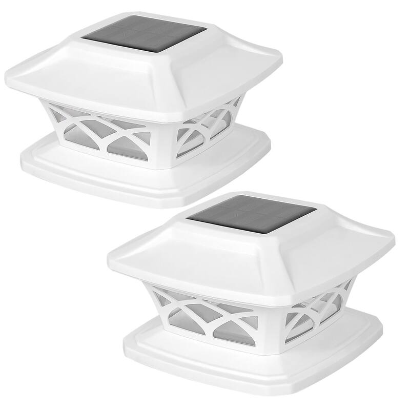 Solar Powered Integrated LED Fence Post Cap Light