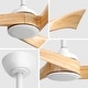 preview thumbnail 53 of 72, Sofucor 52''/60" Large Ceiling Fan without Lights, Remote Control and Reversible Motor Included, Smart Optinal