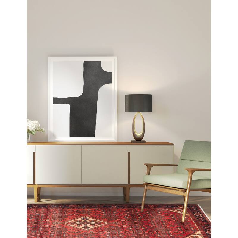 ECARPETGALLERY Hand-knotted Andelz Red Wool Rug - 4'9 x 8'6