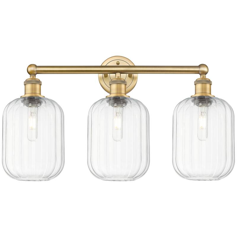 Innovations Lighting 616-3W-14-25 Preston Vanity Preston 3 Light 25" - Brushed Brass / Clear