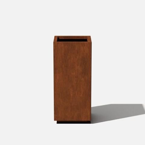 Corten Steel Pedestal Planter