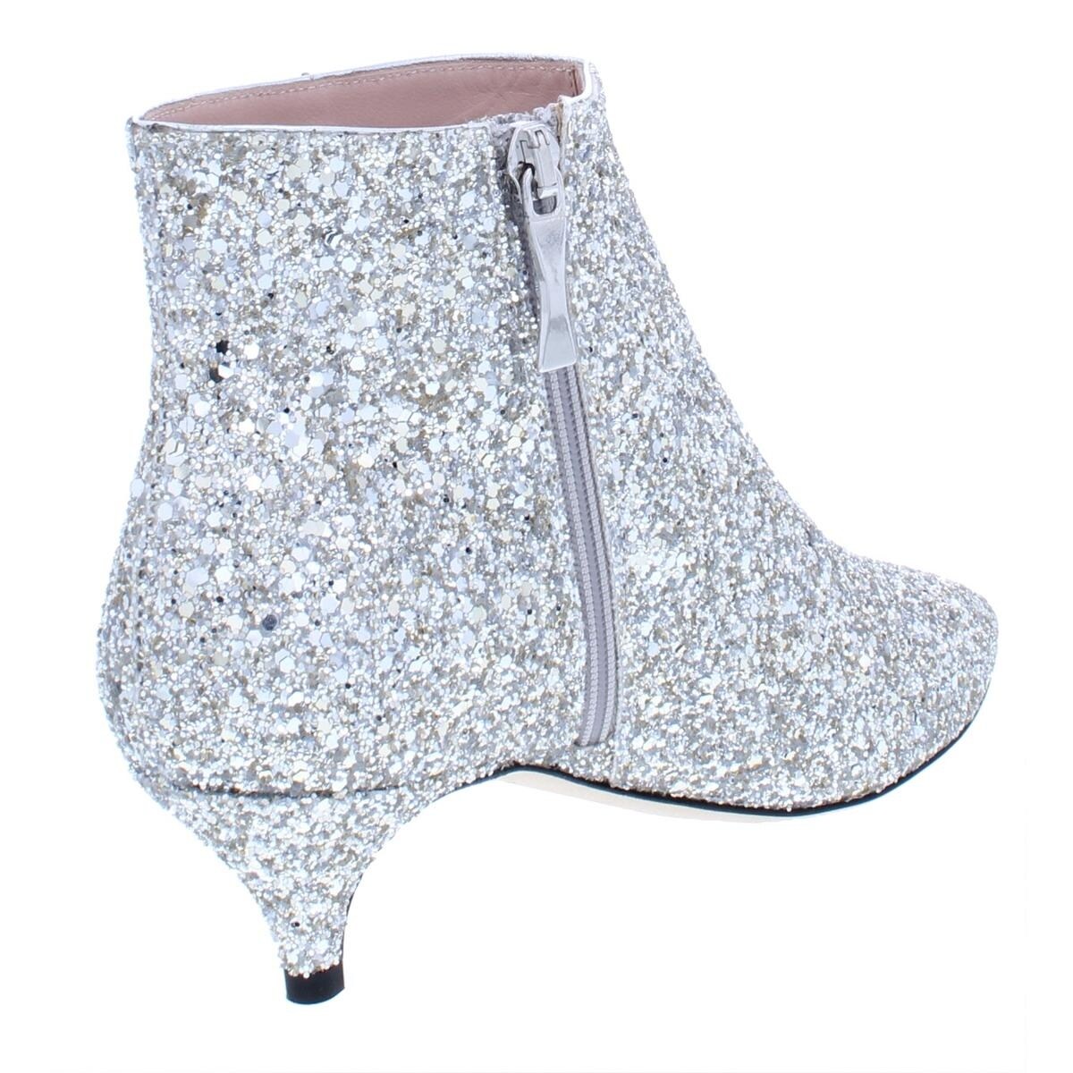 kate spade glitter booties