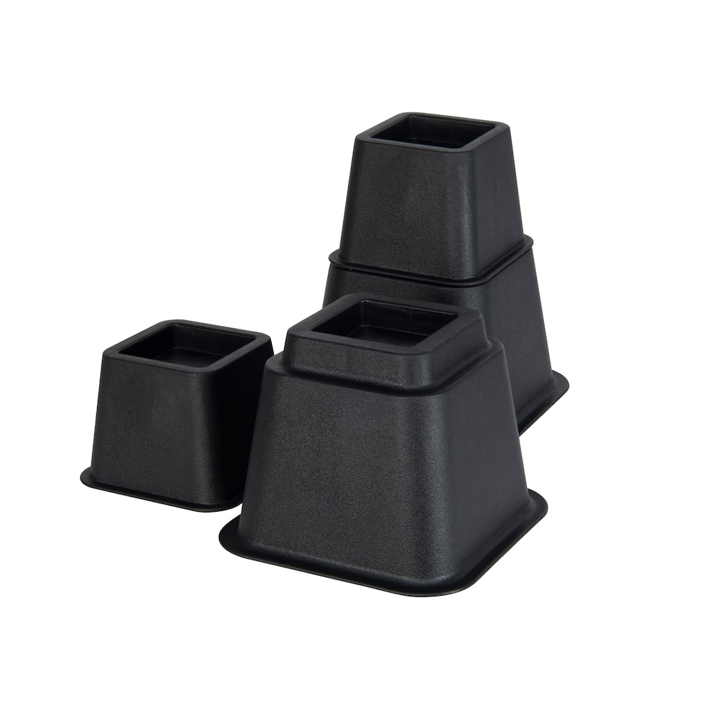 Simplify 8 Piece Adjustable Height Bed Risers Set - 3", 5" or 8"