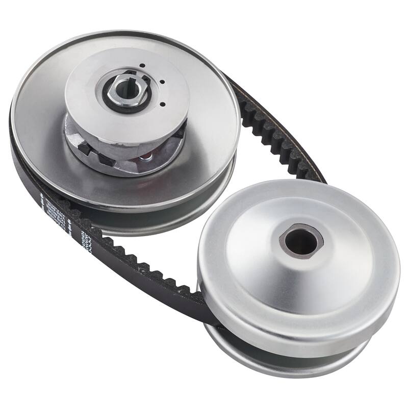 Driven Clutch Kit for Go-Kart Asymmetrical Driver Pulley Replacement with Drive Belt - 30 Series