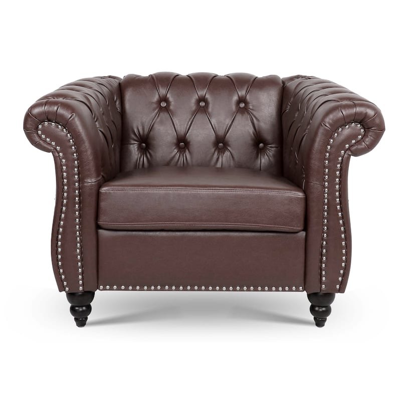 1 Seater round arm Sofa For Living Room.Comply with US TB117 standard