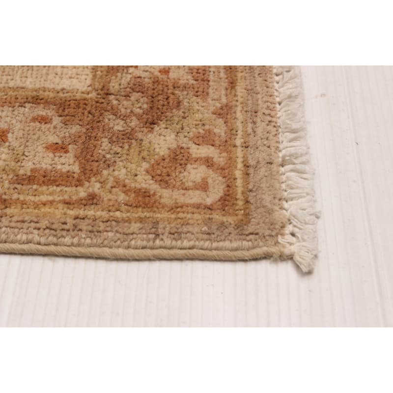 ECARPETGALLERY Hand-knotted Chobi Finest Taupe Wool Rug - 6'1 x 8'7