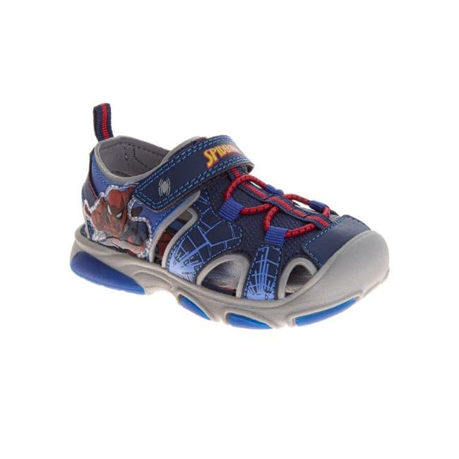 Spider-Man Boys' Closed Toe Sport Sandals. (Toddler/Little Kids)