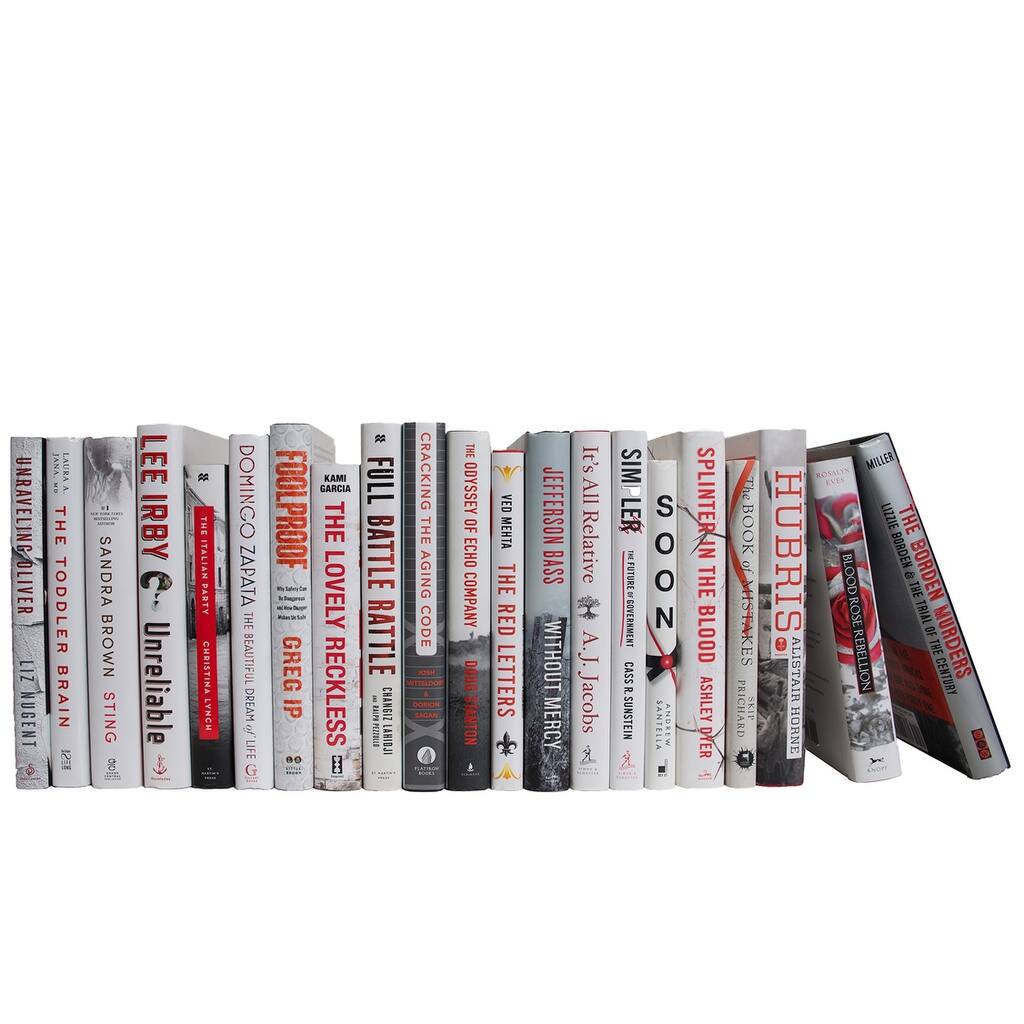 Books Grey Decorative Accessories: Ash Dust Jacket Color By The Foot