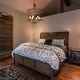 preview thumbnail 4 of 11, The Gray Barn Farmhouse 6-Light Rustic Drum Chandelier Island Light for Dining Room - W21.5"x H28"