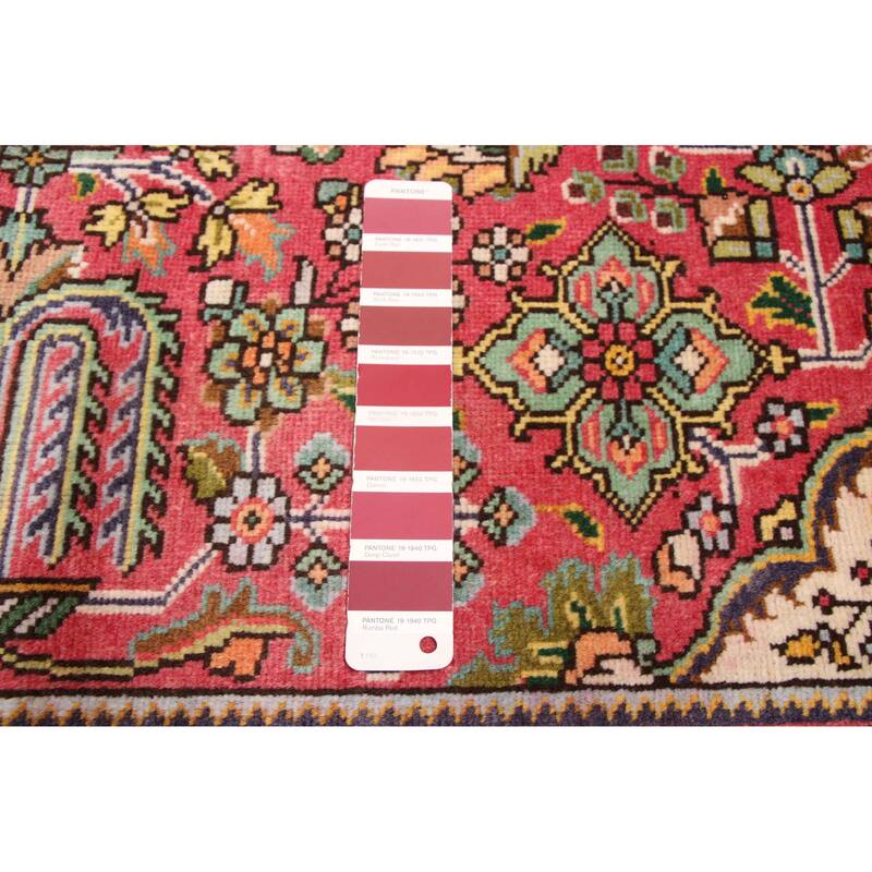 ECARPETGALLERY Hand-knotted Kayseri Red Wool Rug - 6'4 x 9'2