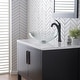 preview thumbnail 14 of 33, Kraus Glass Vessel Sink, Bathroom Faucet, Pop Up Drain, Mounting Ring