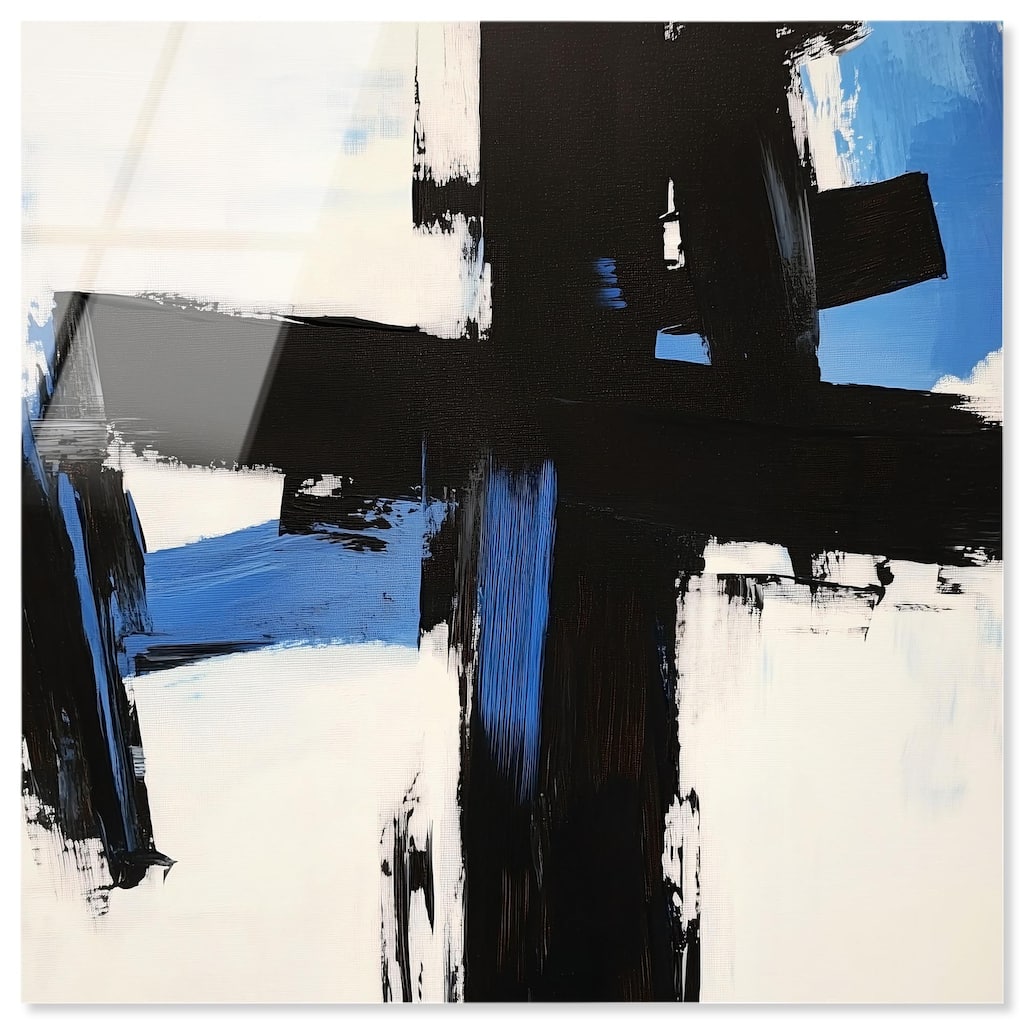 Blue Streak II Acrylic by Art Remedy, Ready to Hang