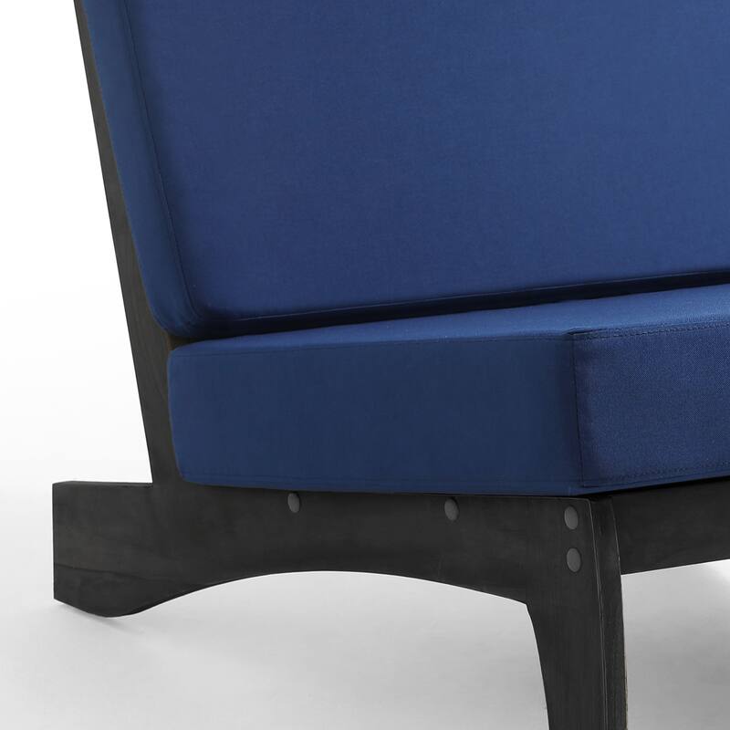 Casual Teak Wood 5-Piece Outdoor Patio Conversation Set