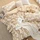preview thumbnail 2 of 3, Puppy Love - Coma Inducer® Oversized Comforter Set - Tan and White