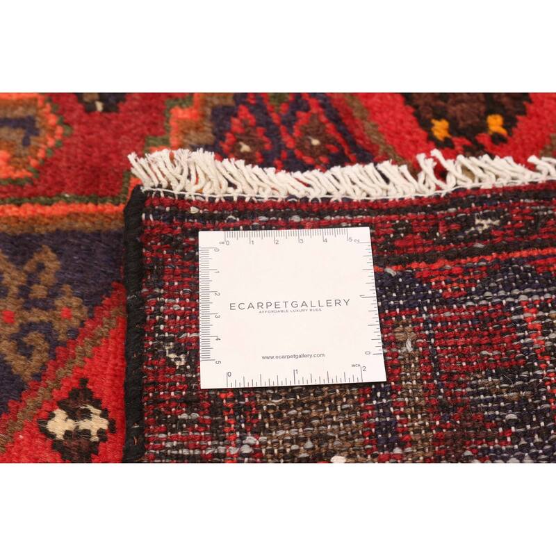 ECARPETGALLERY Hand-knotted Andelz Red Wool Rug - 4'0 x 6'3