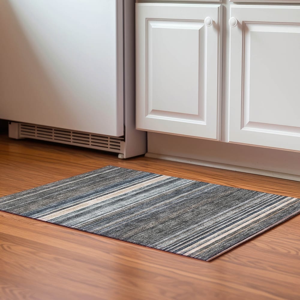 Premium Washable Super Soft Modern Stripes Mayfield Rug