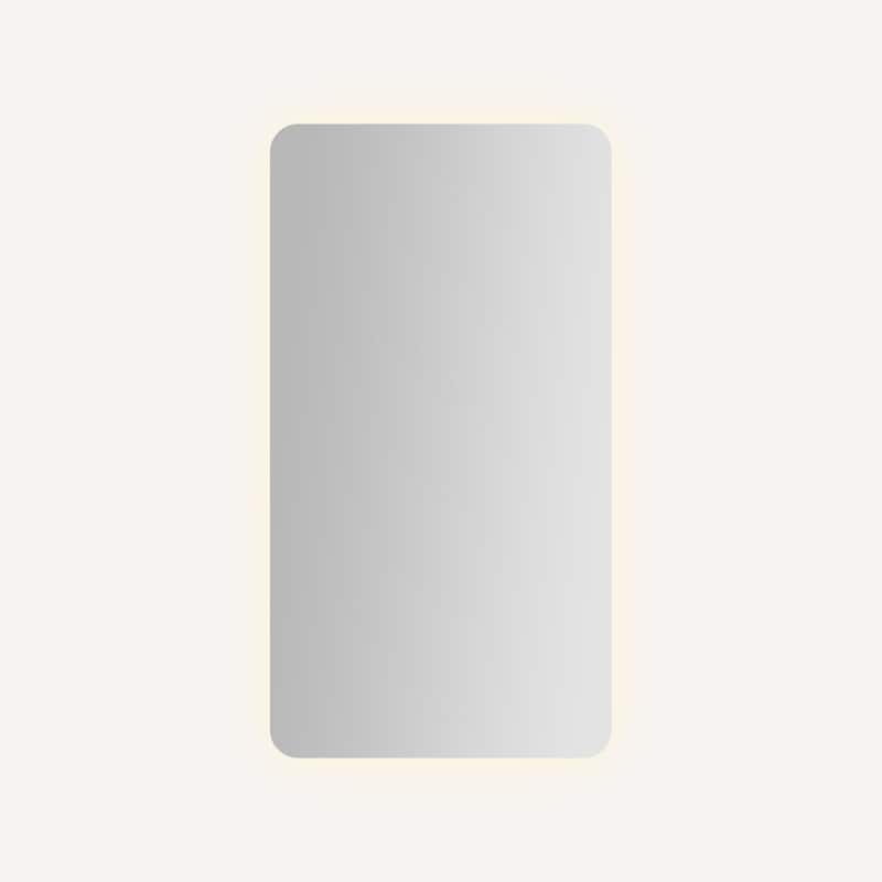 Robern GR2444D4RP1N Presence 23-1/4" x 43-3/8" Lighted Frameless - Mirror - Mirrored Finish