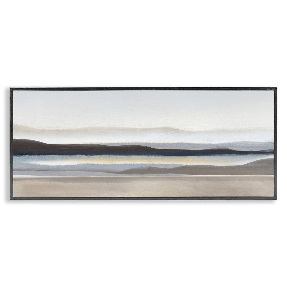 Stupell Fade Neutral Desert Scenery Framed Giclee Art Design By Charity Henderson