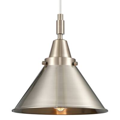 Innovations Lighting 447-1P-M10-SN Briarcliff 10" Wide Mini Pendant