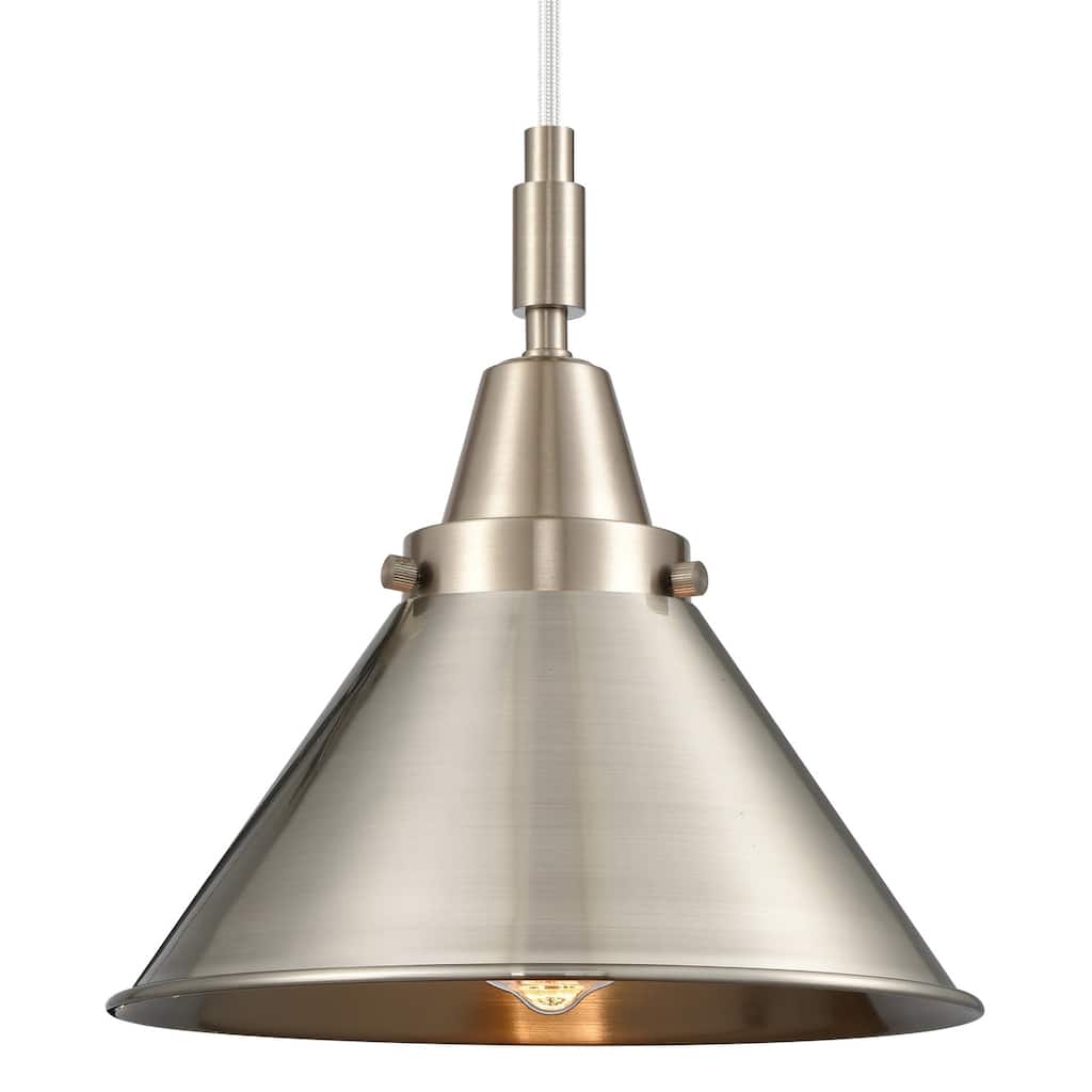 Innovations Lighting 447-1P-M10-SN Briarcliff 10" Wide Mini Pendant