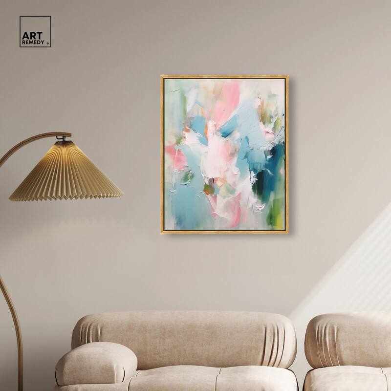 Neon Breeze II Canvas by Art Remedy
