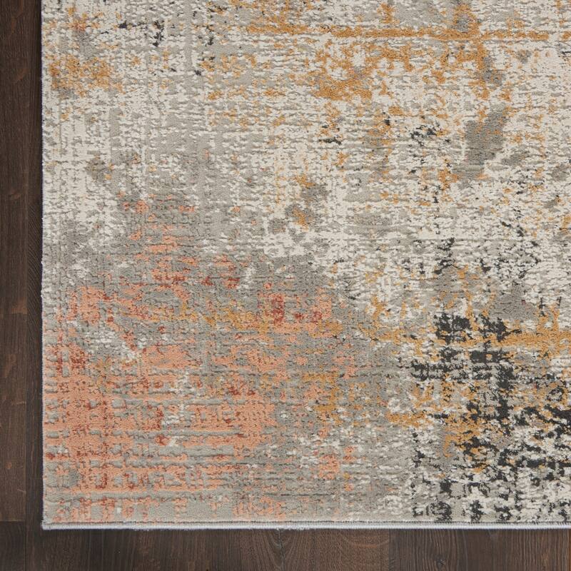 Nourison Rustic Textures Transitional Abstract Area Rug