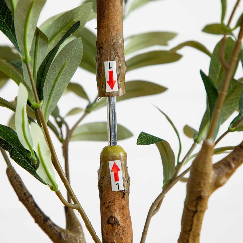Potted Artificial Olive Tree - 5' - Green