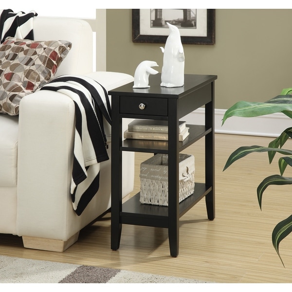Chairside end table with storage sales
