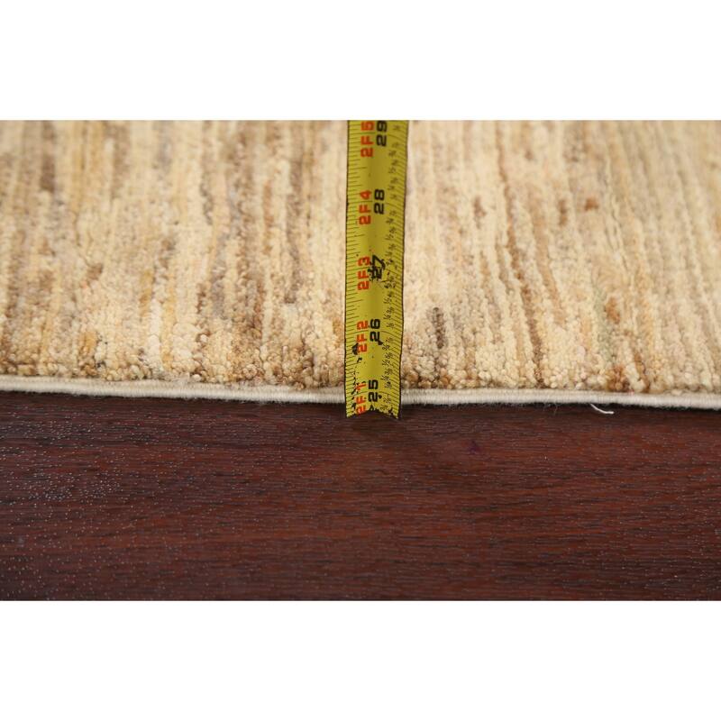 Wool Gabbeh Kashkoli Contemporary Area Rug Hand-knotted Foyer Carpet - 3'5" x 4'9"