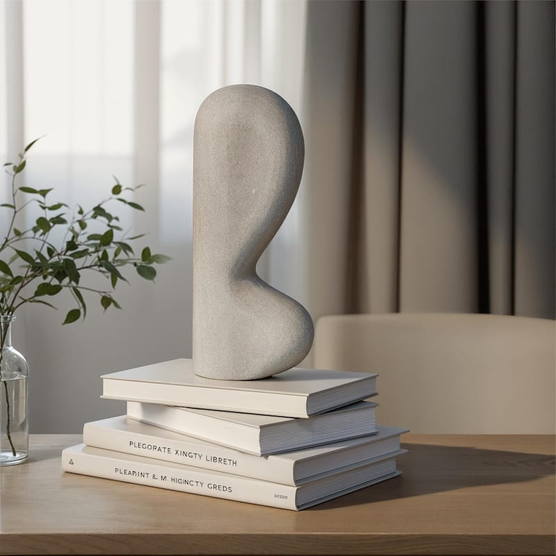 Sandstone Abstract Décor - 4.25"L x 2.5"W x 10.0"H
