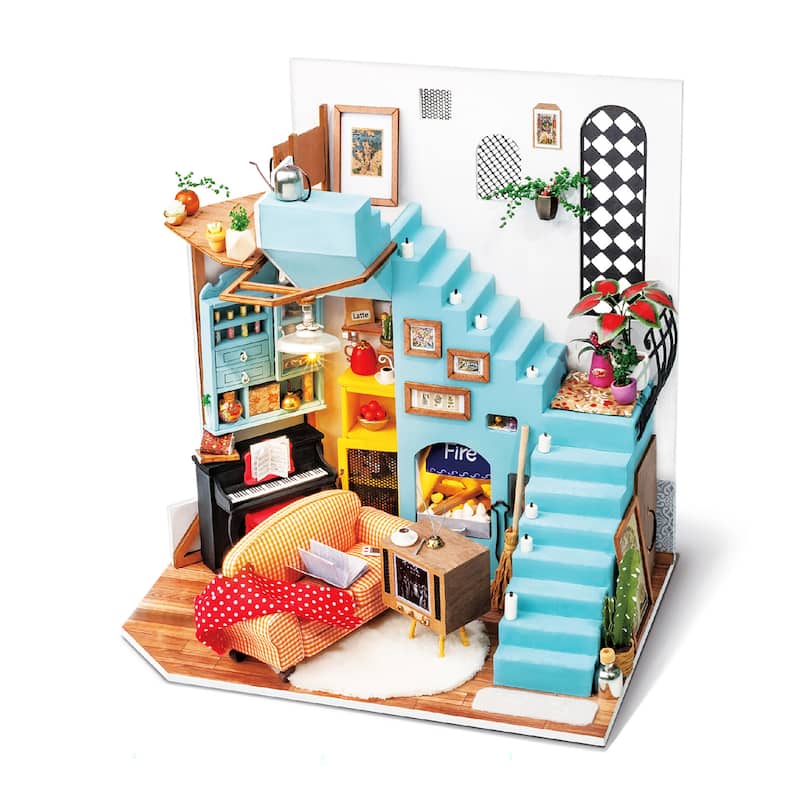 DIY 3D House Puzzle - Joy's Living Room 214pcs
