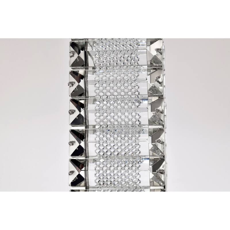 Nova LED 16 Inch Mini Pendant Polished Nickel Finish K9 Crystal - Polished Nickel