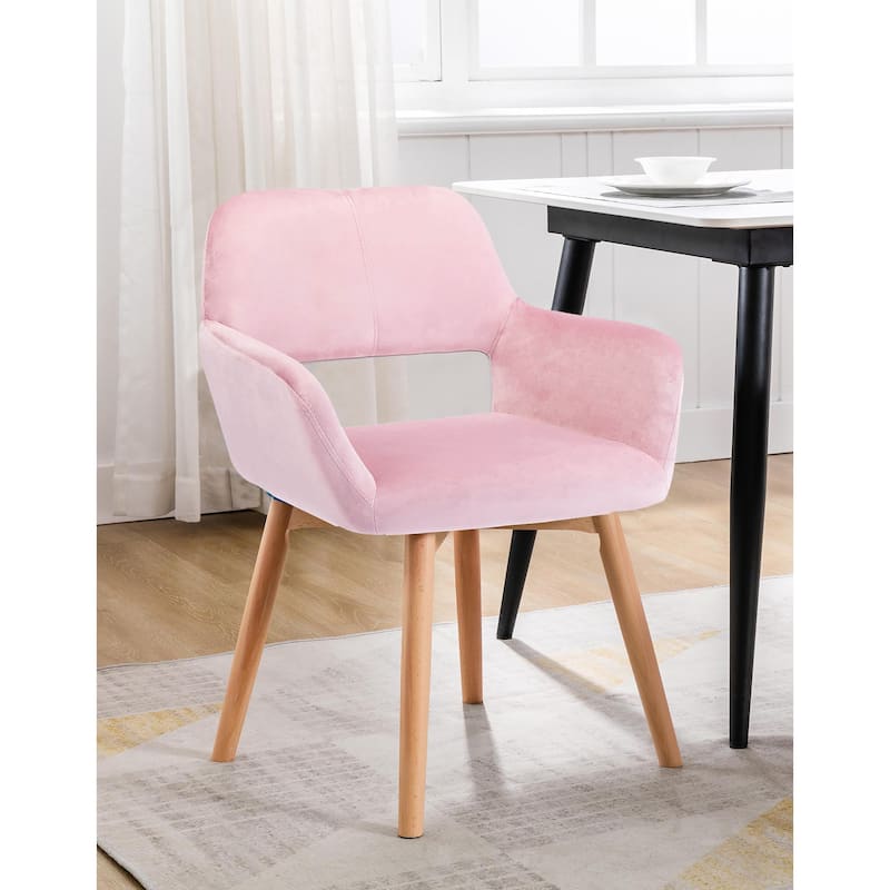 Porthos Home Diana Velvet/ Beech Wood Dining Chairs (Set of 2)