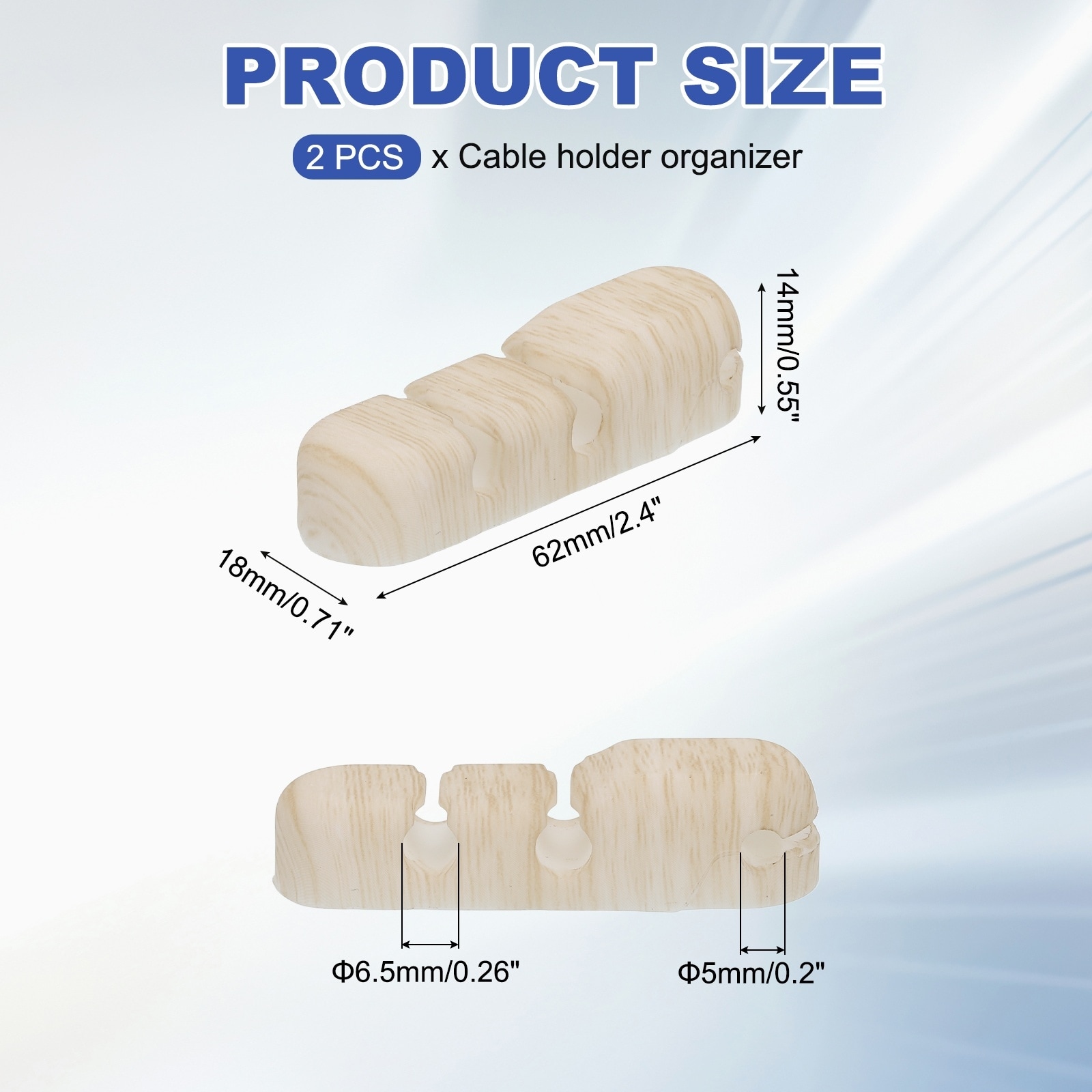 Cable Clip White Wire Holder Cord Organizer Adhesive Cable Keeper