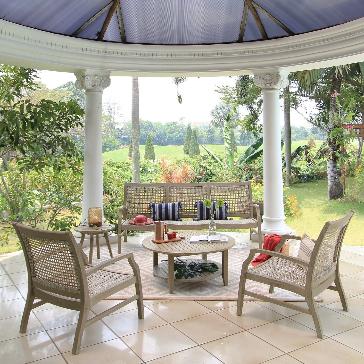 Cambridge Casual Zuma Teak Outdoor Coffee Table Bed Bath & Beyond 31836109