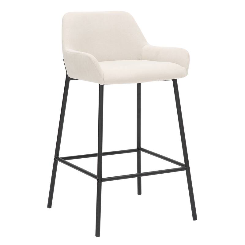 Modern 26" Counter Stool, Set of 2 - Beige