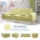 preview thumbnail 9 of 10, DoCred Kids Play Couch Sofa Set, Modular Toddler Sofa