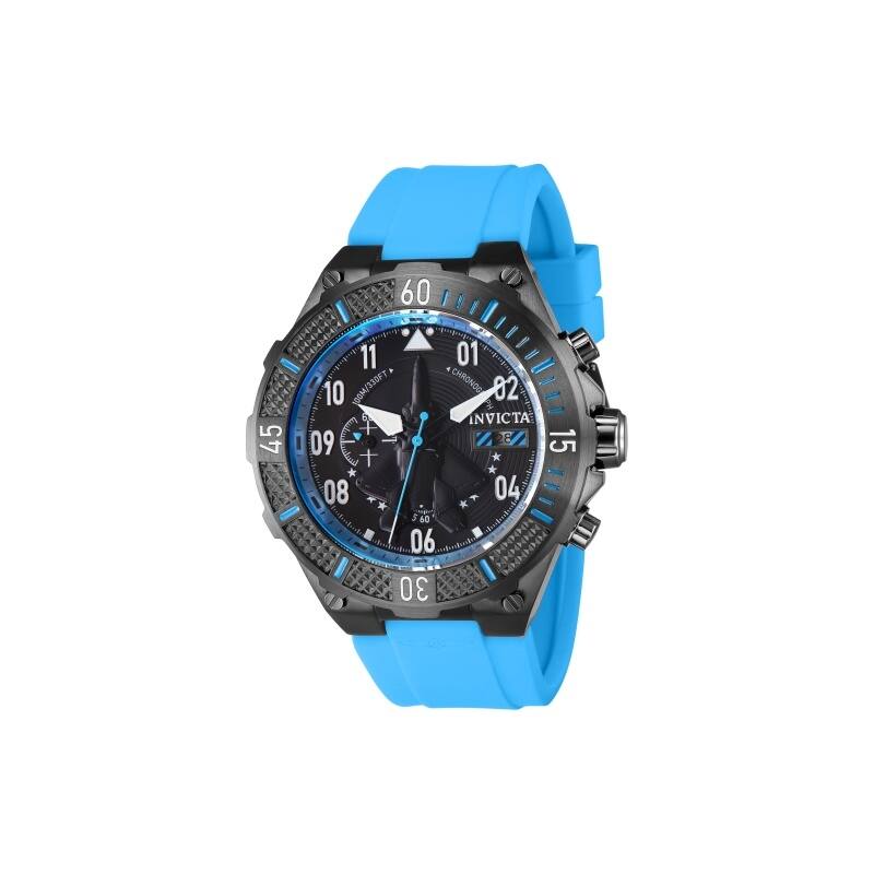 Invicta Men's 39898 Aviator Quartz Multifunction Black Dial Watch