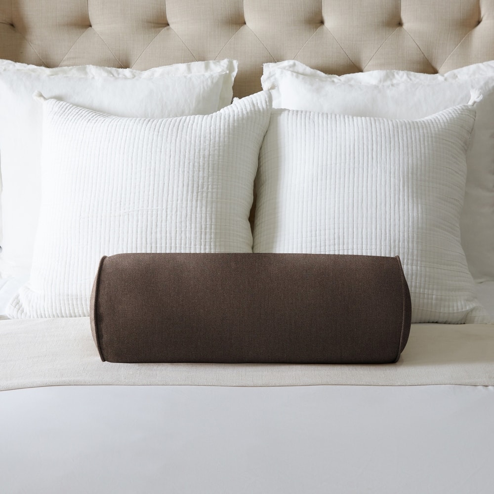 Sorra Home Sunbrella Indoor/Outdoor Bolster Throw Pillow with Cording