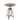 Dumont Industrial Adjustable Height Round Bar Table
